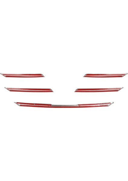 Renault Megane 4 Uyumlu 2016-2020 Krom Ön Panjur 5 Parça Paslanmaz Çelik indirimleri