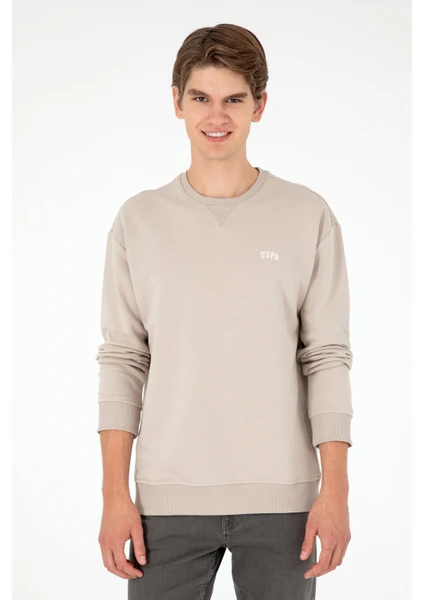 U.S. Polo Assn. Erkek Taş Sweatshirt 50295148-VR049