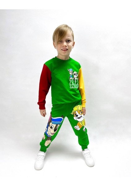 Erkek Çocuk Oversize Mevsimlik Paw Petrol Alt Üst Takım