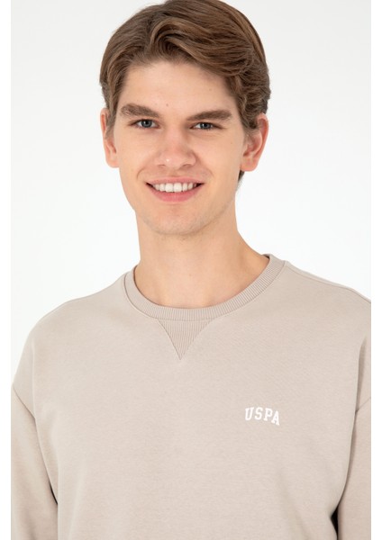 U.S. Polo Assn. Erkek Taş Sweatshirt 50295148-VR049