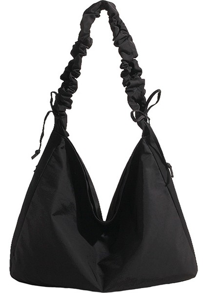 Yeaın Omuz Çantası Yüksek Kaliteli Naylon Kumaş , Siyah (Yurt Dışından)