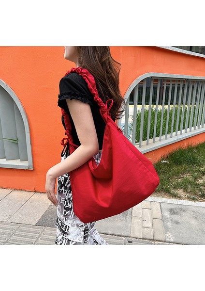 Yeaın Omuz Çantası Yüksek Kaliteli Naylon Kumaş , Siyah (Yurt Dışından) modelleri