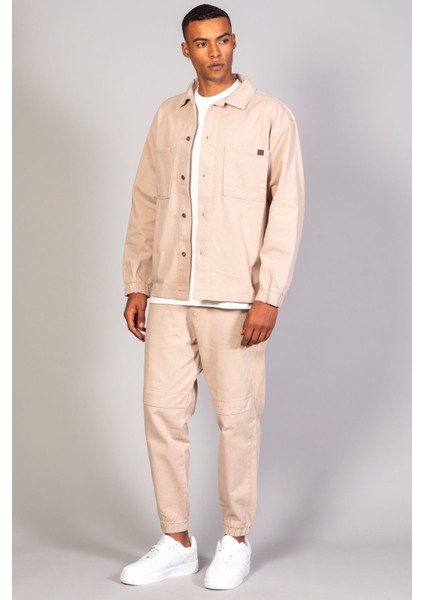 Erkek Gömlek Model Oversize Denim Bej Ceket fırsatları