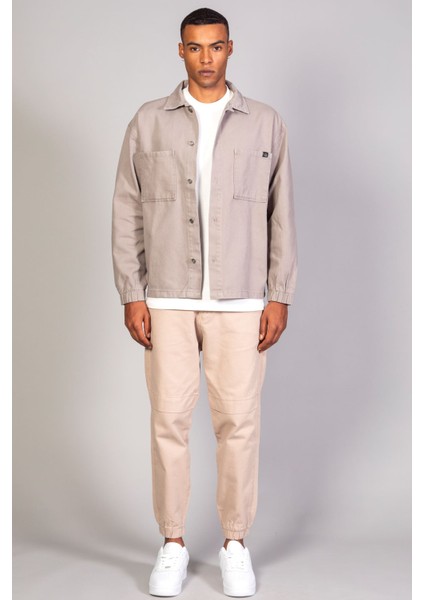 Erkek Gömlek Model Oversize Denim Füme Ceket fırsatları