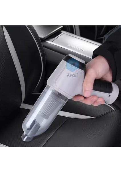 Pro 120W 9000PA Güçlü Emiş ve Üfleme Özellikli Ev Araç Kablosuz Şarjlı El Süpürgesi indirimleri