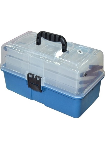 16"balıkçı Çanta Şeffaf Kapaklı