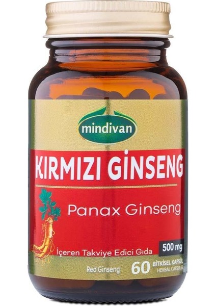 Panax Ginseng Ekstraktı 60 Kapsül