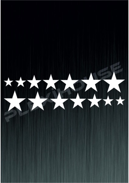 Traktör Yıldız Set Erkunt-Tümosan-Hattat-Case Kabin Sticker