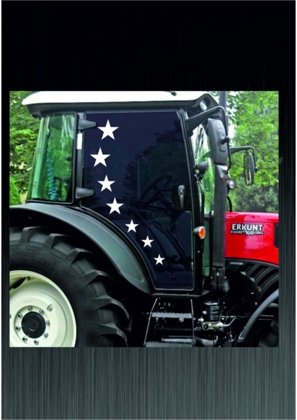 Traktör Yıldız Set Erkunt-Tümosan-Hattat-Case Kabin Sticker fiyatları