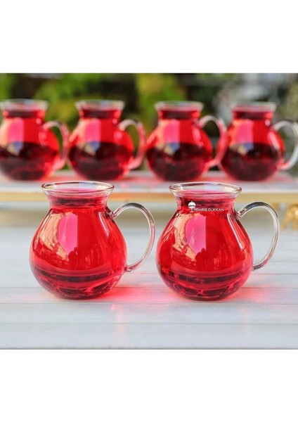 6'lı Keyfi Ala Borosilikat Cam Çay Bardağı 220ML (Keyfi Ala Çay Bardağı) fiyatları