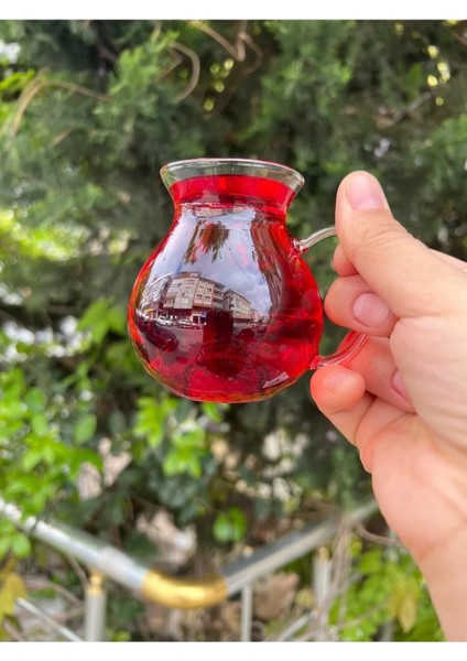6'lı Keyfi Ala Borosilikat Cam Çay Bardağı 220ML (Keyfi Ala Çay Bardağı) modelleri