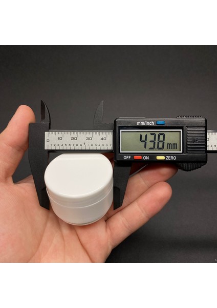 10 ml Beyaz Plastik Kavanoz , 10 cc Kapaklı Krem Kavanozu x 6 Adet modelleri