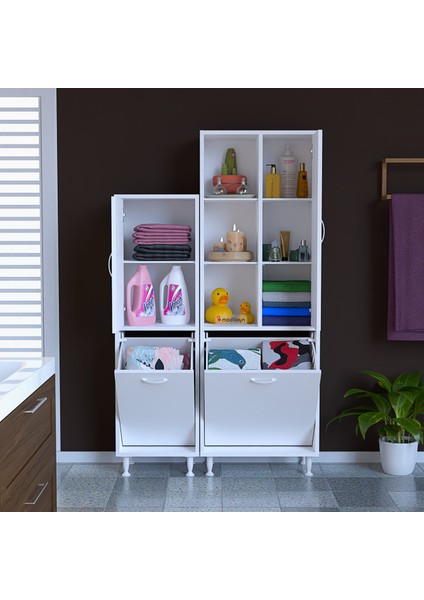 Forbest Inci 97 x 165 cm Banyo Dolabı 3 Kapaklı Banyo Dolabı Çok Amaçlı Dolap fırsatları