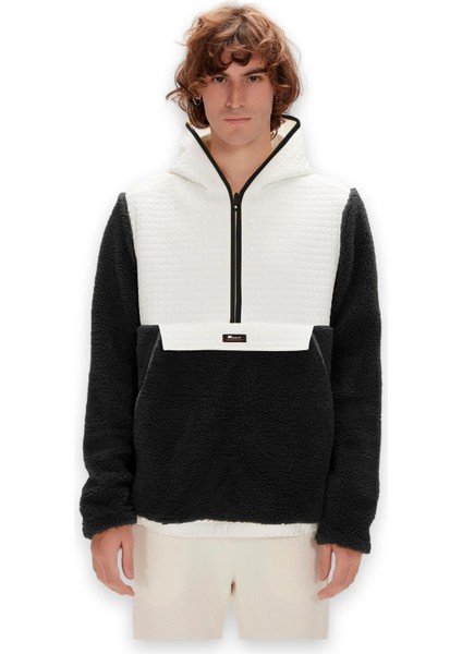 Leonard Half-Zip Plush Jacket Erkek Sweatshirt