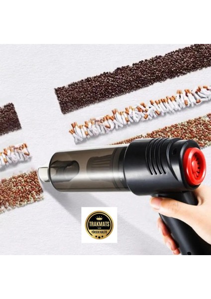 Togg T10X 2023 -2024 Uyumlu Güçlü Emiş Üfleme Özellikli Ev Araç Kablosuz Şarjlı El Süpürgesi Siyah