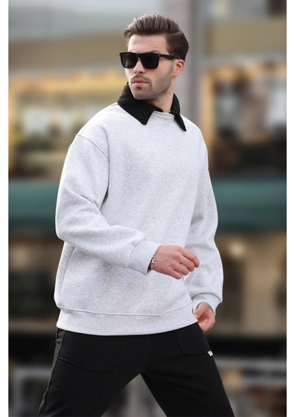 Karmelanj Polo Yaka Erkek Sweatshirt 7086 fiyatları