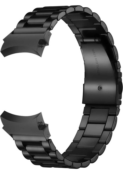 Samsung Galaxy Watch 5 44MM ile Uyumlu Metal Baklalı Kordon Kayış - FC790