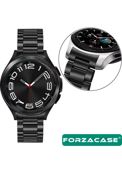 Samsung Galaxy Watch 5 44MM ile Uyumlu Metal Baklalı Kordon Kayış - FC790 indirimleri