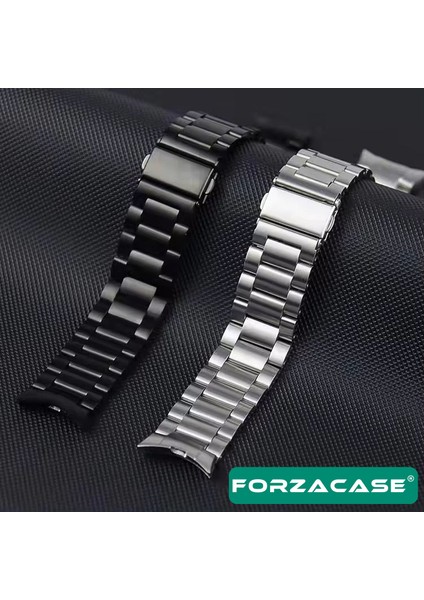 Samsung Galaxy Watch 6 Classic 47MM ile Uyumlu Metal Baklalı Kordon Kayış - FC790 modelleri