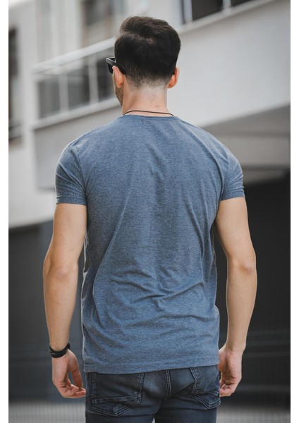 Army Nakışlı Slim Fit Dar Kesim Likralı Erkek Tshirt modelleri