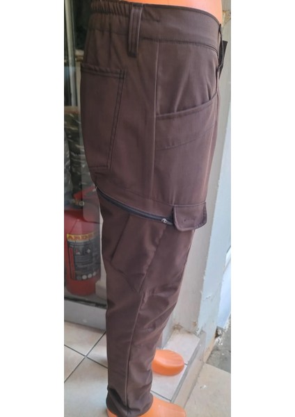 Koruma Taktikal Likralı Koyu Kahve Su Itici Ince ve Yumuşak Pantolon Ibüyük Beden Kargo modelleri
