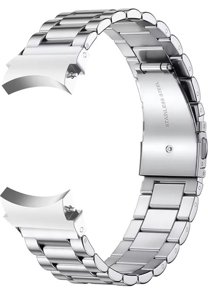 Samsung Galaxy Watch 5 44MM ile Uyumlu Metal Baklalı Kordon Kayış - FC790