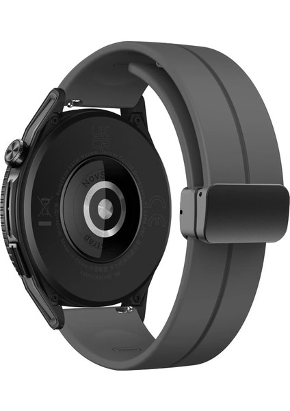 Huawei Watch Gt5 46mm Gt5 Pro Gt4 46mm Gt3 46mm Gt3 Pro Gt3 Se ile Uyumlu Kordon Silikon Magnet Toka