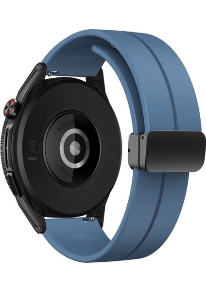 Huawei Watch Gt5 46mm Gt5 Pro Gt4 46mm Gt3 46mm Gt3 Pro Gt3 Se ile Uyumlu Kordon Silikon Magnet Toka