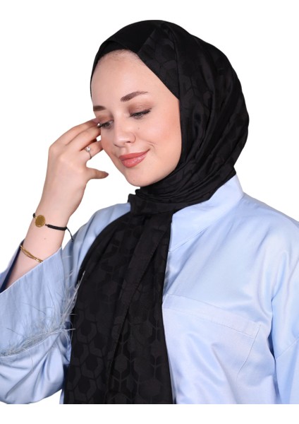 Jakarlı Dörtgen Taş Desenli Şal 1030 fiyatları