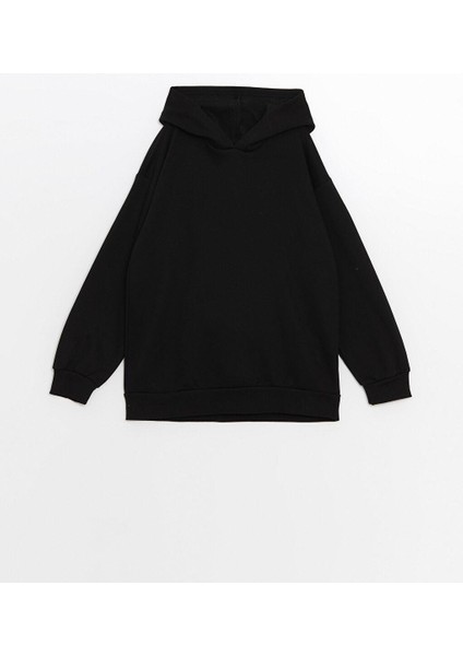 Kapüşonlu Kız Çocuk Sweatshirt