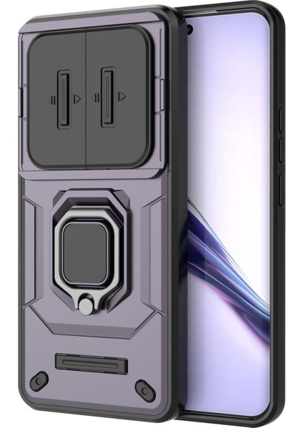 Oppo Realme 13 Pro Kamera Kılıflı Darbeye Dayanıklı Telefon Kılıfı (Yurt Dışından)