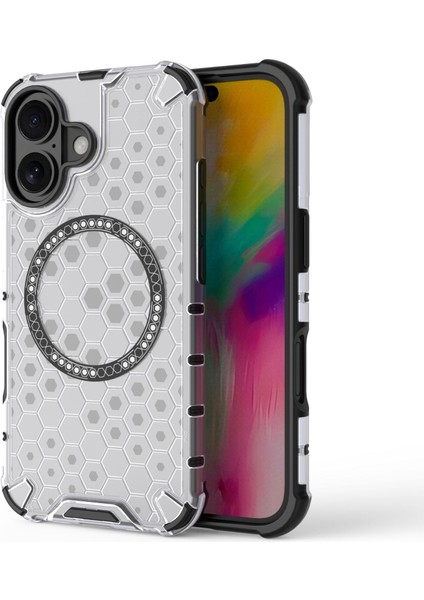 Iphone 16 Pro Manyetik Kılıf Darbeye Dayanıklı Telefon Kılıfı (Yurt Dışından)