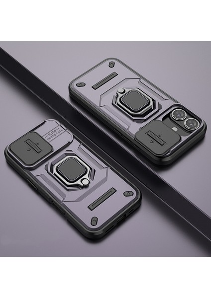 Iphone 16 Plus Kamera Kılıflı Darbeye Dayanıklı Telefon Kılıfı (Yurt Dışından) fiyatları