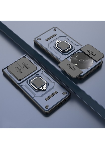 Xiaomi Poco C61 Kamera Kılıflı Darbeye Dayanıklı Telefon Kılıfı (Yurt Dışından)