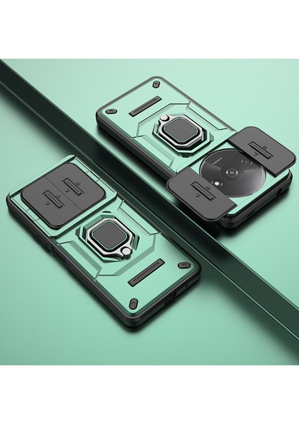 Xiaomi Poco C61 Kamera Kılıflı Darbeye Dayanıklı Telefon Kılıfı (Yurt Dışından)