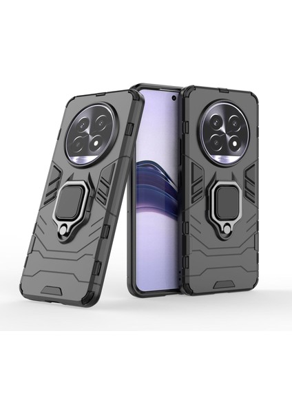 Oppo Realme 13 Pro Ayaklı ve Manyetik Araç Tutucu Tutucu Kılıflı Kılıf (Yurt Dışından)