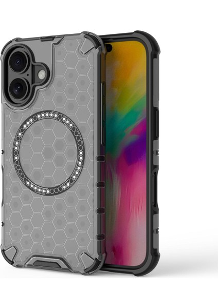 Iphone 16 Pro Manyetik Kılıf Darbeye Dayanıklı Telefon Kılıfı (Yurt Dışından)