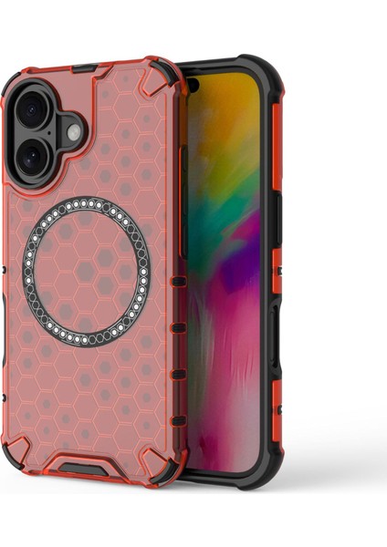 Iphone 16 Pro Manyetik Kılıf Darbeye Dayanıklı Telefon Kılıfı (Yurt Dışından)