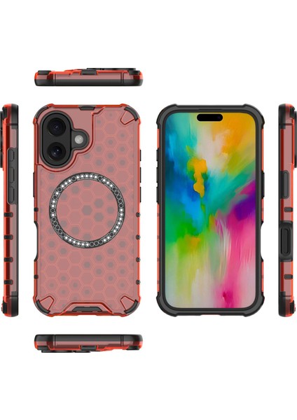 Iphone 16 Plus Manyetik Kılıf Darbeye Dayanıklı Telefon Kılıfı (Yurt Dışından) modelleri