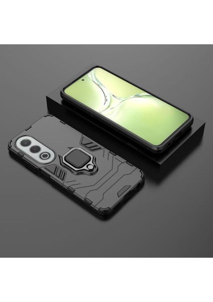 Oppo K12X Ayaklı ve Manyetik Araç Tutucu Tutucu Kılıflı Kılıf (Yurt Dışından)