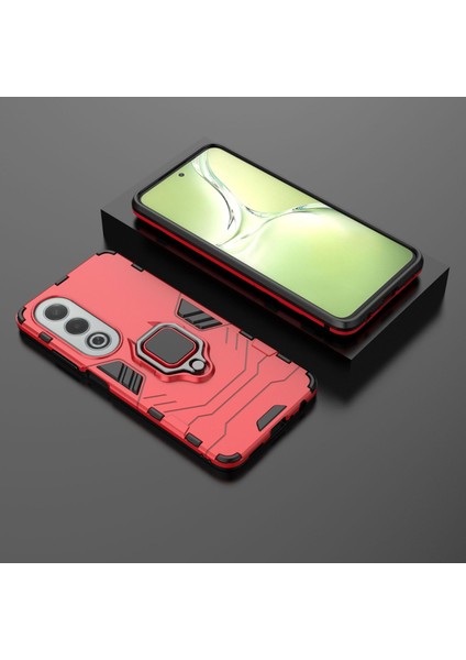 Oppo K12X Ayaklı ve Manyetik Araç Tutucu Tutucu Kılıflı Kılıf (Yurt Dışından)