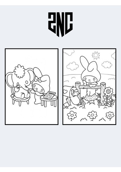 My Melody, Çocuklar Için Eğlenceli Boyama Kitabı, (+20), (Tam Sayfa Resimli Boyama Kitabı) fırsatları