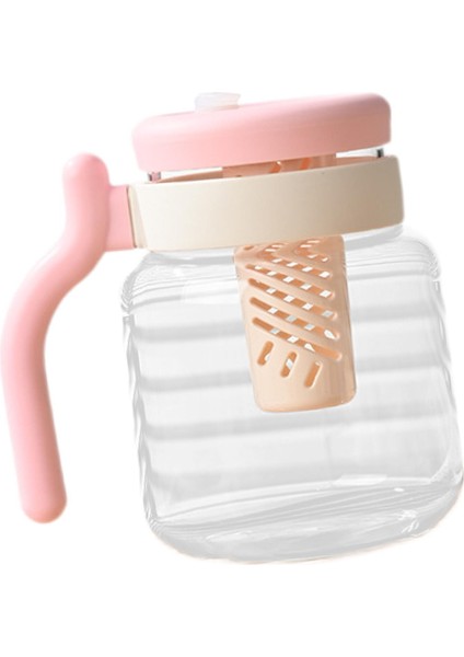 Demlikli Cam Çay Bardağı 950ML Egzersiz Pembesi Için Hediyeler Cam Çaydanlık (Yurt Dışından) fiyatları