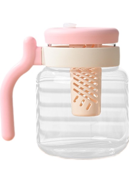 Demlikli Cam Çay Bardağı 950ML Egzersiz Pembesi Için Hediyeler Cam Çaydanlık (Yurt Dışından) fırsatları