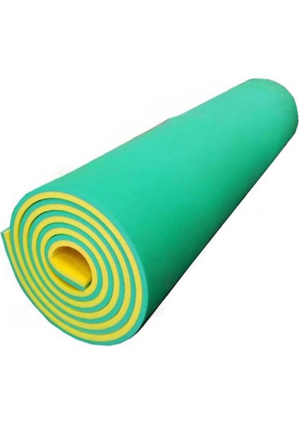 Su Şamandıra Matını Yenilemez 2 Katmanlar Havuz Için Yüzen Xpe Köpek Plaj Nehri Sarı ve Yeşil (Yurt Dışından)