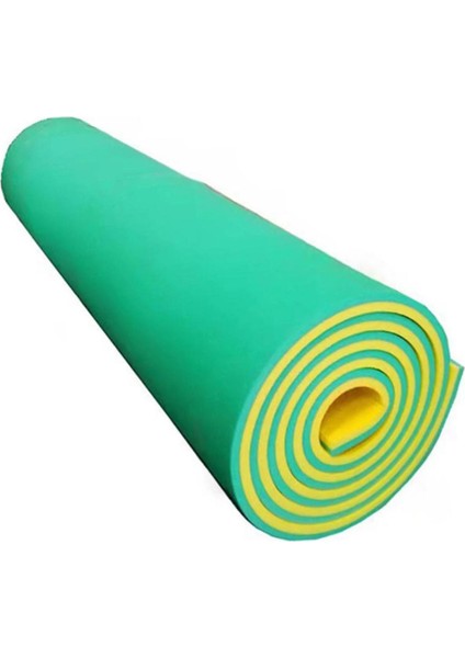 Su Şamandıra Matını Yenilemez 2 Katmanlar Havuz Için Yüzen Xpe Köpek Plaj Nehri Sarı ve Yeşil (Yurt Dışından) indirimleri