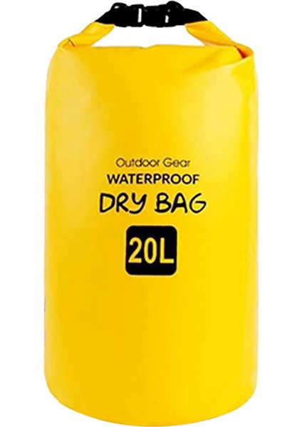 Su Geçirmez Torba - 20L Için Ayarlanabilir Omuz Askılı Sıkıştırma Çuval (Yurt Dışından)