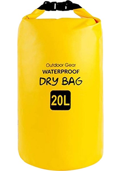 Su Geçirmez Torba - 20L Için Ayarlanabilir Omuz Askılı Sıkıştırma Çuval (Yurt Dışından)
