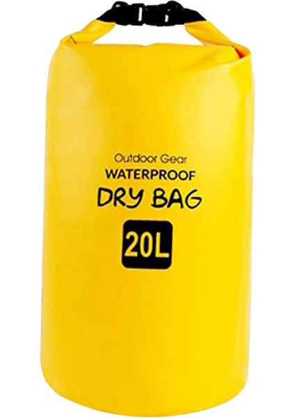 Su Geçirmez Torba - 20L Için Ayarlanabilir Omuz Askılı Sıkıştırma Çuval (Yurt Dışından)
