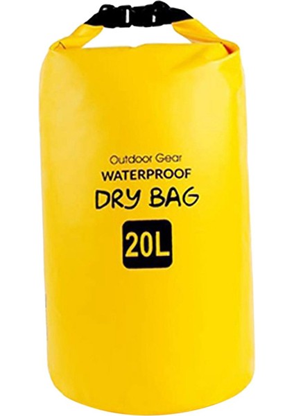 Su Geçirmez Torba - 20L Için Ayarlanabilir Omuz Askılı Sıkıştırma Çuval (Yurt Dışından)